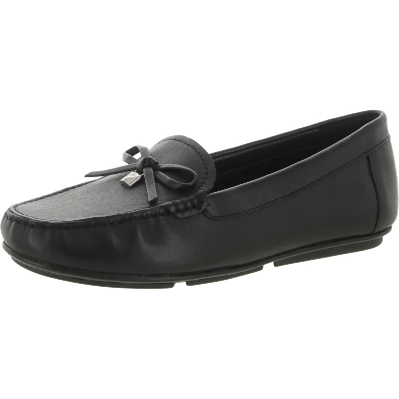 Womens Leather Slip-on Moccasins