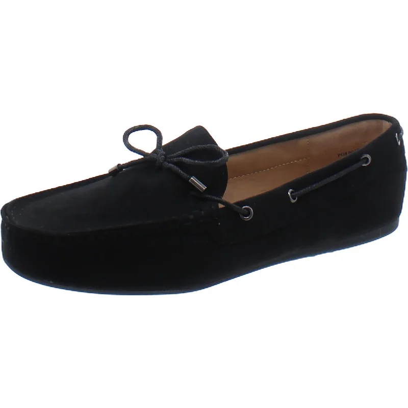 Womens Faux Suede Flats Moccasins