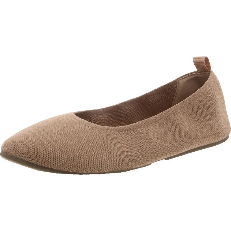 Womens Slip On Cushioned Footbed Ballet Flats