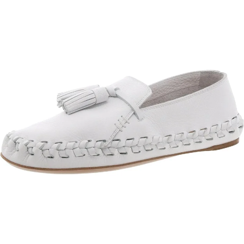 Womens Leather Slip On Moccasins