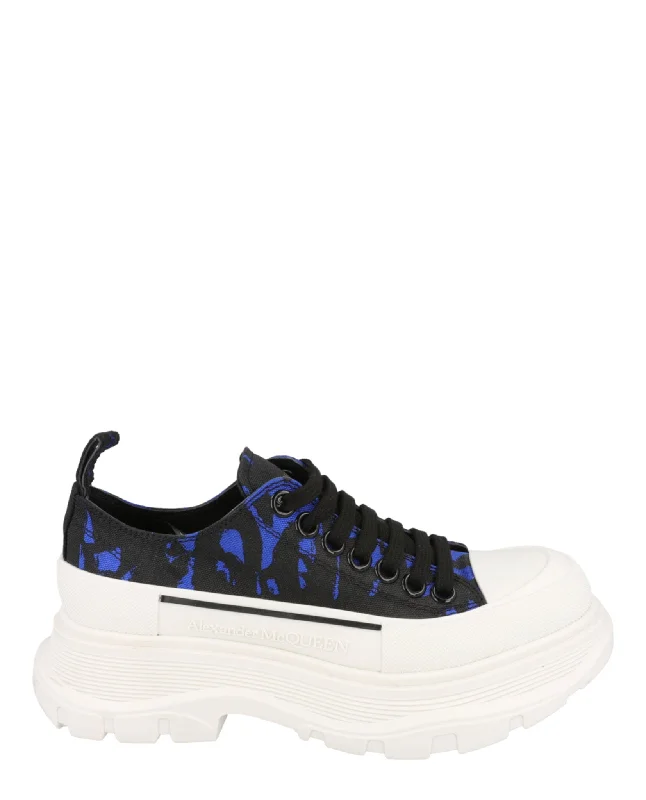 Alexander McQueen Womens Tread Slick Low-Top Sneakers