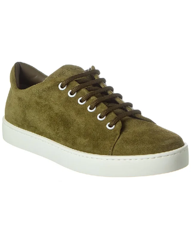 Manolo Blahnik Semanada Suede Sneaker