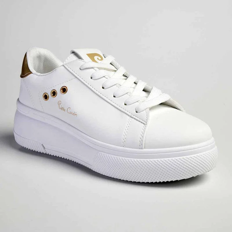 Pierre Cardin Valentine Sneaker - White / Gold