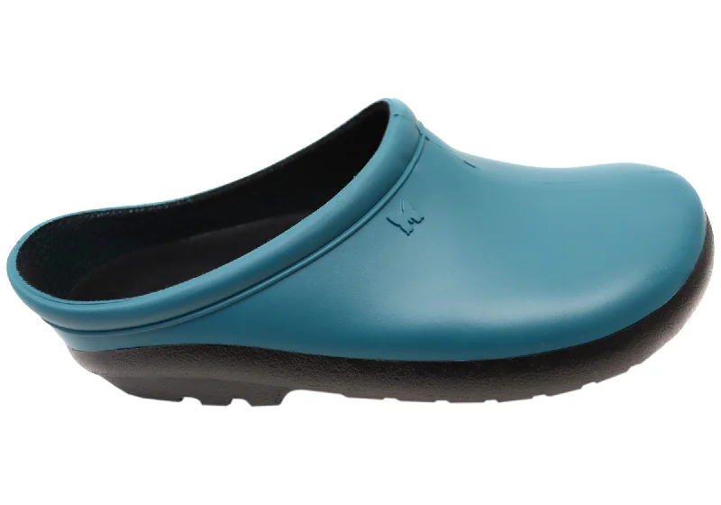 Sloggers Comfortable Womens Premium Clog Deep Lake Blue