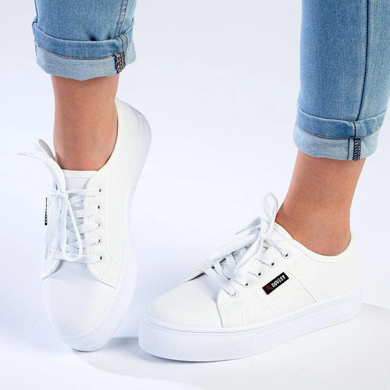 Soviet Platform Sneaker - White